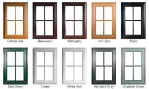رنگ درب و پنجره دوجداره upvc